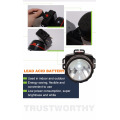 Rechargeable waterproof night outdoor work head flashlight for hunting